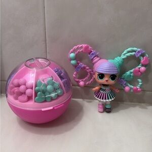 LOL Surprise Hair Beads Tots with Hair Beads, Collectible Doll, DIY Hairstyles